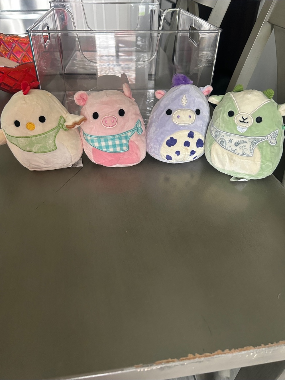 Set of 4 small Squishmallows